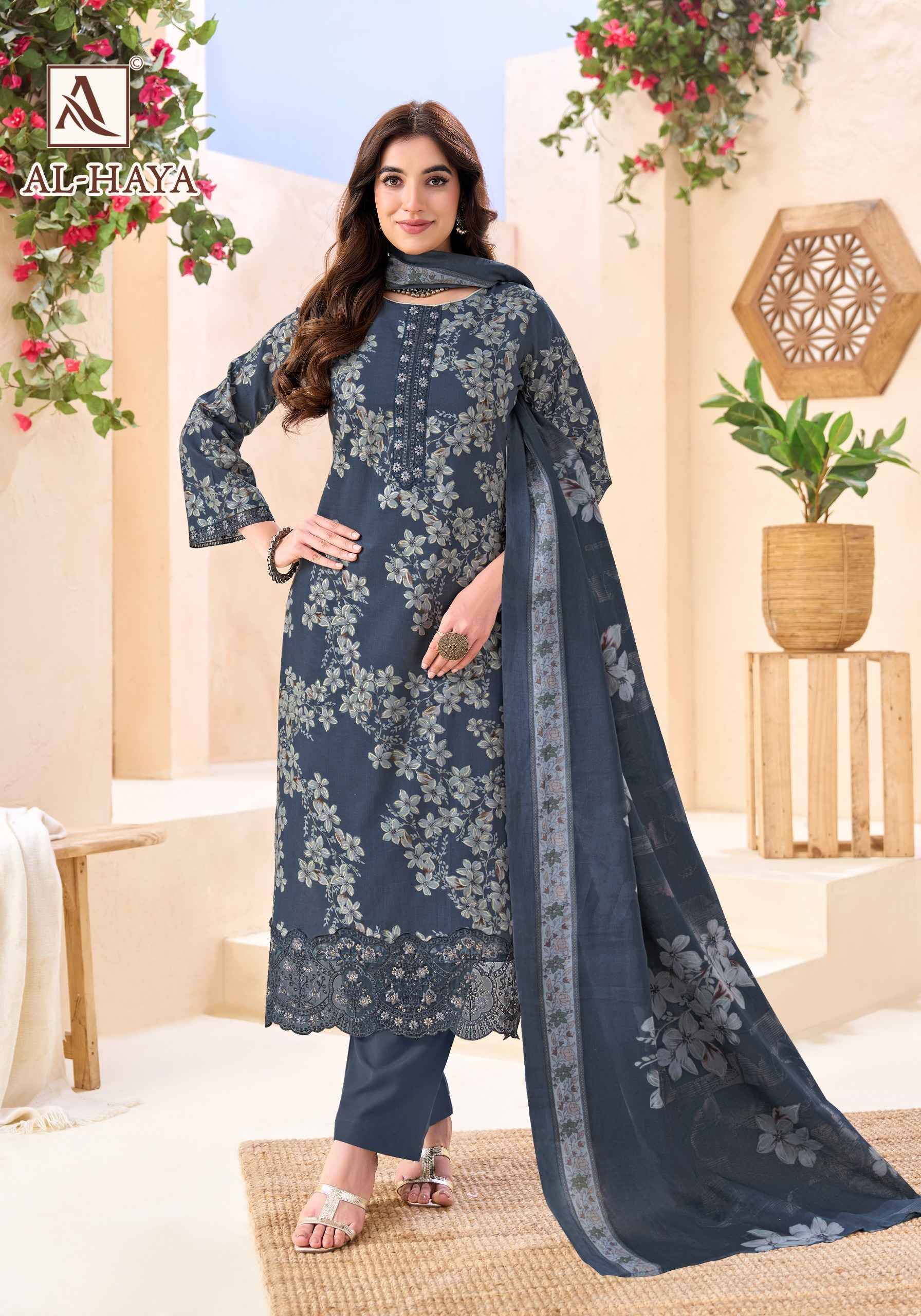 AL-HAYA 1077 Series By Alok 01 to 06 Series Beautiful Stylish Festive Suits Fancy Colorful Casual Wear & Ethnic Wear & Ready To Wear Heavy Cotton Print Dresses At Wholesale Price
